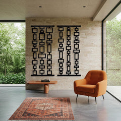 Mid Century Modern Metal Wall Art