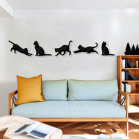 Funny Cat Metal Wall Decor