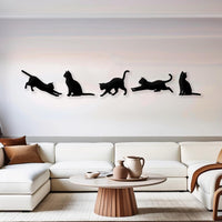 Funny Cat Metal Wall Decor