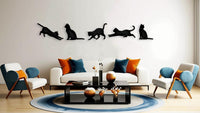 Funny Cat Metal Wall Decor