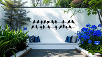 Minimalist Bird Decor for Front Porch