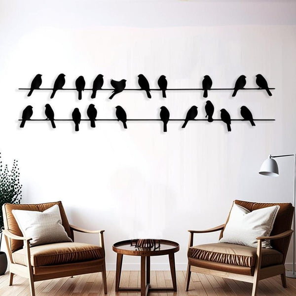 Minimalist Bird Decor for Front Porch
