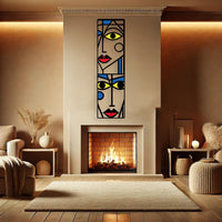 Picasso Style Abstract Metal Wall Art