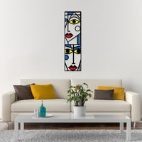 Picasso Style Abstract Metal Wall Art