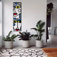 Picasso Style Abstract Metal Wall Art