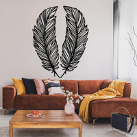 The Devil's Feathers Metal Wall Art Set