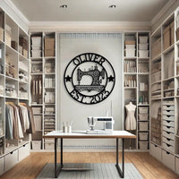 Custom Sewing Room Metal Sign