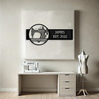 Custom Sewing Room Metal Sign