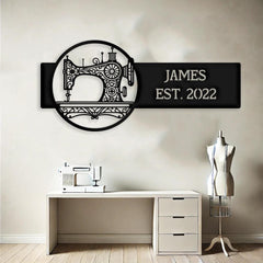 Custom Sewing Room Metal Sign