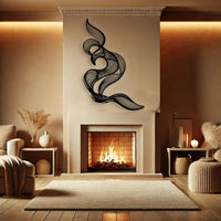 Flowing Form Metal Wall Art
