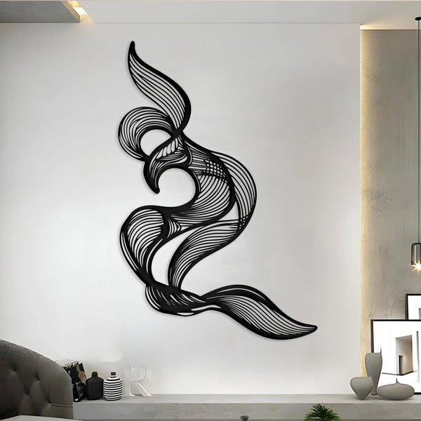 Flowing Form Metal Wall Art