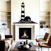 Coastal Lighthouse Metal Wall Art