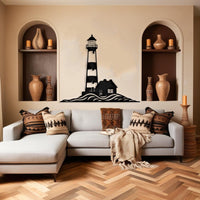 Coastal Lighthouse Metal Wall Art