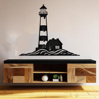Coastal Lighthouse Metal Wall Art
