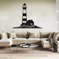 Coastal Lighthouse Metal Wall Art