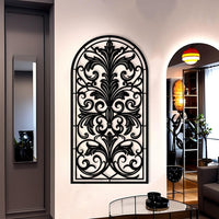 Vertical Scroll Metal Wall Art