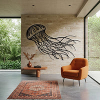 Abstract Jellyfish Metal Wall Art