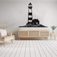 Coastal Lighthouse Metal Wall Art