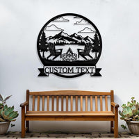 Custom Fire Pit Metal Sign