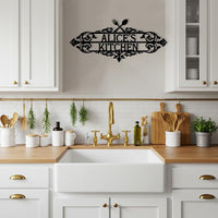 Custom Kitchen Metal Sign