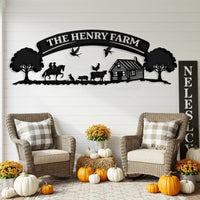 Custom Farm Metal Sign