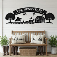 Custom Farm Metal Sign