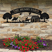 Custom Farm Metal Sign