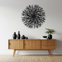 Abstract Tree of Life Wall Decor for Fireplace