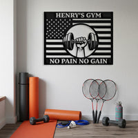 Custom Gym Metal Sign