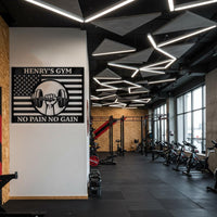 Custom Gym Metal Sign