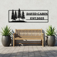 Custom Cabin Sign