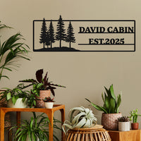 Custom Cabin Sign