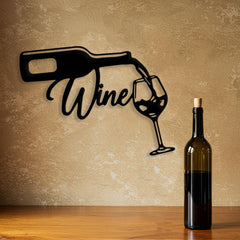 Wine Metal Wall Art