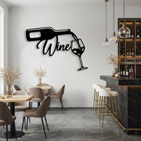 Wine Metal Wall Art