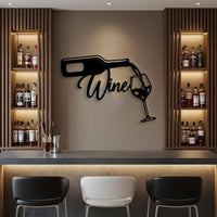 Wine Metal Wall Art
