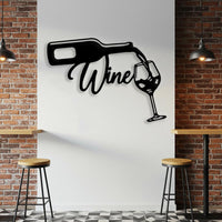 Wine Metal Wall Art