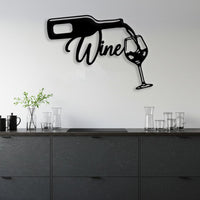 Wine Metal Wall Art