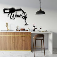 Wine Metal Wall Art