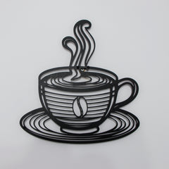 Coffee Cup Metal Sign