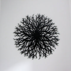 Abstract Round Wall Decor for Fireplace