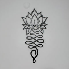 Lotus Flower Metal Wall Decor