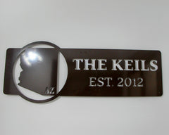 Arizona Custom Metal Sign