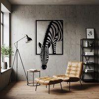 Zebra Metal Wall Art