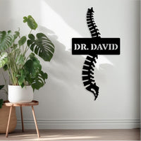 Custom Spine Metal Sign
