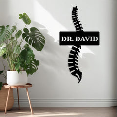 Custom Spine Metal Sign
