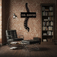 Custom Spine Metal Sign