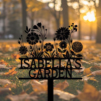 Custom Flower Garden Sign