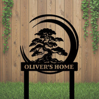 Welcome home sign