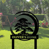 Welcome home sign