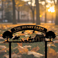 Modern Farm Sign Custom